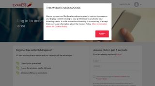 
                            9. Log in to access your private area - club.iberiaexpress.com