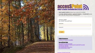 
                            4. Log in to accesSPoint - UWSP