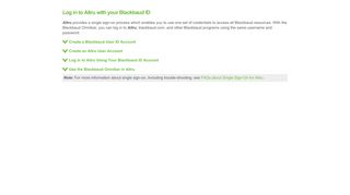 
                            2. Log in to Altru with your Blackbaud ID