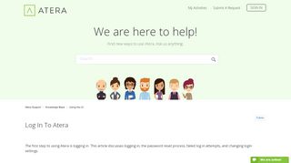 
                            3. Log in to Atera – Atera Support