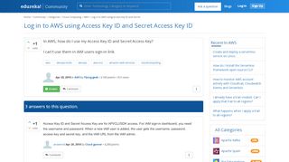 
                            5. Log in to AWS using Access Key ID and Secret Access Key ID ...