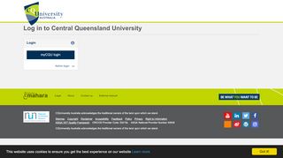 
                            1. Log in to Central Queensland University - Central ...