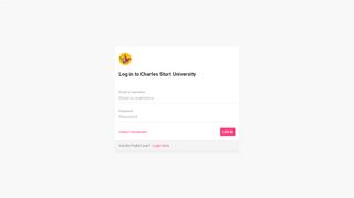 
                            10. Log in to Charles Sturt University