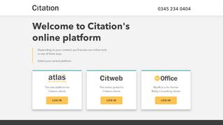 
                            1. Log in to Citation's Online Platforms