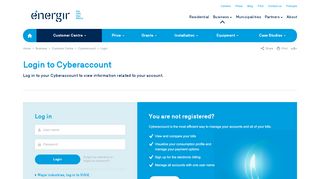 
                            2. Log in to Cyberaccount | Business | Énergir