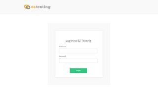
                            7. Log in to EZ Texting