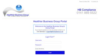 
                            6. Log in to HB Compliance