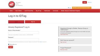 
                            9. Log in to IDTag | SmartTag