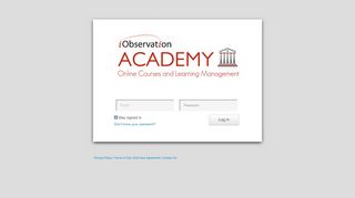 
                            1. Log In to iObservation