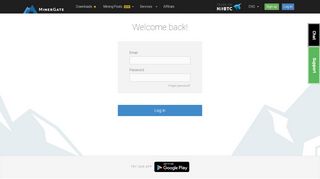 
                            10. Log in to minergate