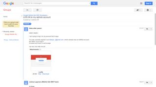 
                            7. LOG IN to my admob account - Google Groups