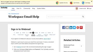 
                            7. Log in to my email account | Workspace Email - GoDaddy