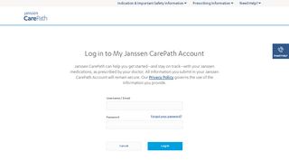 
                            3. Log in to My Janssen CarePath Account