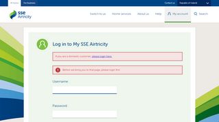 
                            4. Log in to My SSE Airtricity