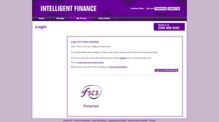 
                            3. Log in to online banking - Intelligent Finance