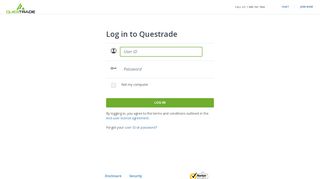 
                            2. Log in to Questrade