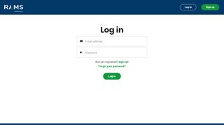 
                            6. Log in to RAMS-TRACK