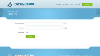 
                            8. Log in to RomUlation | RomUlation