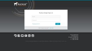 
                            9. Log in to Ruckus Wireless