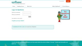 
                            10. Log in to Spellzone