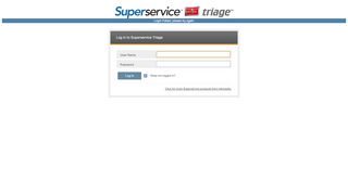 
                            2. Log in to Superservice Triage