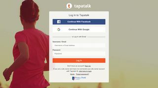 
                            2. Log In to Tapatalk