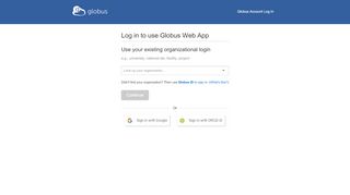 
                            6. Log in to use Globus Web App - Research data …