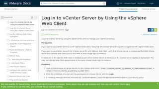 
                            11. Log in to vCenter Server by Using the vSphere Web Client