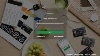 
                            6. Log in to Woolworths