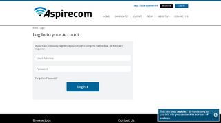 
                            2. Log In to your Account - Aspirecom