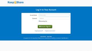 
                            1. Log In To Your Account | KeepandShare