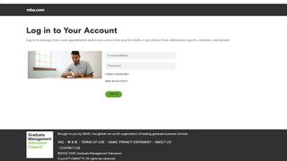 
                            3. Log in to Your Account | mba.com