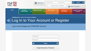 
                            7. Log In to Your Account or Register - FSAFEDS