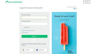 
                            8. Log in to your account - surveymonkey.com
