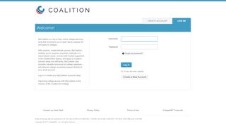 
                            4. Log In to your Coalition Applications