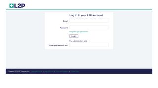 
                            1. Log in to your L2P account - l2p.co.uk