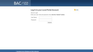 
                            5. Log In to your Local Portal Account - BAC