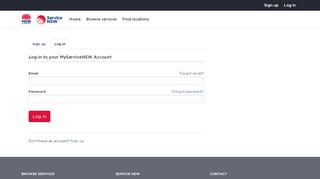 
                            6. Log in to your MyServiceNSW Account
