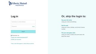 
                            11. Log In to Your Online Account | Liberty Mutual