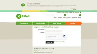 
                            5. Log in to your Online Shop account | Oxfam GB | Shop