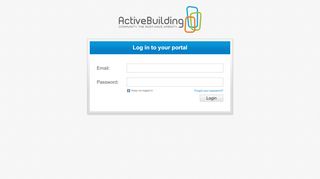 
                            9. Log in to your portal - Active Building