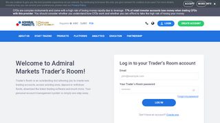 
                            6. Log in to your Trader’s Room account - Admiral Markets