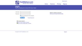 
                            3. Log In - TrackMyHours.com