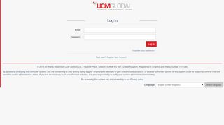 
                            3. Log in - UCM Global Claims Management Portal