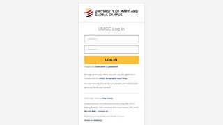 
                            1. Log In | UMUC