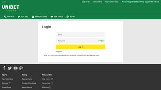 
                            6. Log in - unibet.com.au