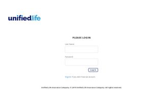 
                            3. Log in - Unified Life Insurance Agent Portal