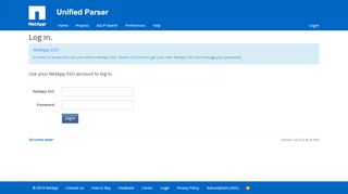 
                            7. Log in - Unified Parser