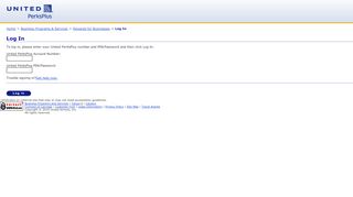 
                            2. Log In - United PerksPlus - United Airlines