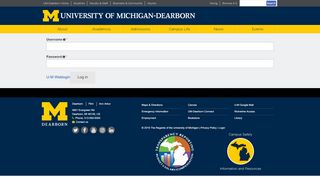 
                            4. Log in | University of Michigan-Dearborn